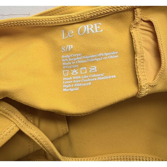 Le Ore Lucca Studio Bra Marigold Yellow EUC Small - Picture 6 of 6
